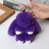 Pendente de Coelho de Pelúcia Imitação de Pelo de Coelho Rex Pingente de Bolsa de Coelho Pingente de Coelho MengMeng Pingente de Coelho Morto de Pelúcia