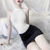 Lencería sexy de fábrica directa perspectiva tentación entrepierna libre mono uniforme traje de secretaria falda