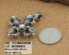 Venta al por mayor de fabricantes joyería de plata de ley S925 cadena para suéter colgante de amor plata tailandesa personalidad cruz Mazo de diamante colgante de plata
