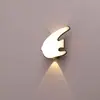 2024 creativa nueva lámpara de pared LED emisora de luz nórdica habitación dormitorio pared de fondo lámpara de pared impermeable exterior venta al por mayor