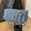 Bolso Pequeño de Cadena de Nicho Francés para Mujer, Nuevo Bolso de Hombro de Moda Tendencia 2026, Elegante Bolso Cuadrado Pequeño Cruzado de Gran Venta