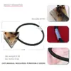 Jiarui Joyería Nueva al por Mayor Triángulo Geométrico Acetato Alta Elasticidad para Mujer Transfronterizo Más Vendido Negro Goma para el Cabello