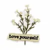 Fábrica en stock Pegatinas de Tela Bordadas de Flores de Dibujos Animados Accesorios de Ropa de Color Sólido Decoración Parche para Planchar Suministro Transfronterizo