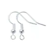 Pendientes de Gancho para Oreja Hechos a Mano Accesorios de Joyería Semi-Terminados Accesorios de Pendientes de Resorte de Bola Venta al por Mayor Sin Cobre