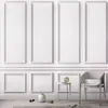 Papel de parede xadrez linha de gesso simulação 3D estilo europeu ins para sala de estar quarto principal parede de fundo para TV ao vivo online
