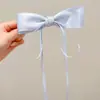 Horquilla de Princesa con Lazo Medio Atado, Accesorio para el Cabello, Pinza Elegante y Dulce de Satén, Horquilla Estilo Coreano para la Parte Posterior de la Cabeza