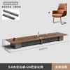 Mesa de Negociación Rectangular Simple Moderna de Gama Alta y Sillas Mesa Larga Grande de Oficina de Gama Alta