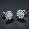 Aretes de Ópalo de Girasol Serie Exclusiva de Moda Venta Caliente Transfronteriza Dropshipping Nicho Exquisitos