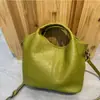 Bolso de Mujer de Piel de Vaca Curtida Vegetal Estilo Coreano Otoño 2025 Nuevo Moda Retro Bolso Bandolera Cesta de Verduras