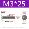Tornillo de cabeza hexagonal plana CM de acero inoxidable 304, cabeza delgada, tornillo de cabeza plana grande C M2M2.5M3M4M5M6M8