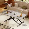 Mesa de Centro Dobrável Mesa de Jantar para Apartamento Pequeno Mesa Pequena de Sala de Estar de Uso Duplo Mesa Dobrável Móvel de Escrivaninha