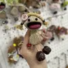 Boneca Pingente DIY Feita de Cascas de Frutas, Mesmo Estilo das dos Pontos Turísticos, Terapia Sonora Personalizada com Manivela de Casca de Fruta, Presente de Formatura