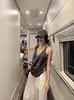 Chal de Estilo Coreano Relajado Ajuste Delgado para Mujer Verano 2025 Nuevo Estilo Estilo Perezoso Sin Mangas Tirantes Falso Dos Piezas Top