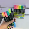 Plumón Resaltador Doble Cara Borrable de Animales Mascotas Lindos Quwushe con Aroma a Fruta y Plumón Marcador con Brillantina para Estudiantes, 12 Colores Pluma para Diario