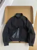 Chaqueta Harrington Cremallera Beige Oscuro para Hombre Primavera/Otoño Fresca Elegante Ajuste de Alta Gama Hombro Normal Chaqueta de Béisbol Top para Exteriores