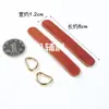 51 accesorios bolso estilo coreano piel de vaca oreja colgante en dos lados correa con hebilla de cuero bolso de tela hecho a mano accesorios DIY
