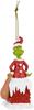 Adorno de Árbol de Navidad Monstruo de Peluche Verde Grinch Transfronterizo Grinch Artesanías Acrílicas Adorno de Decoración Navideña