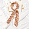 Lenço Estreito Estilo Coreano Primavera e Outono Lenço Feminino Pequeno Longo Faixa de Cabelo chic Faixa de Cabelo Lenço Versátil Fita Decorativa Vintage