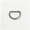 Anillo de Nariz en Forma de D de Acero Inoxidable 316 Modelo Nuevo Transfronterizo, Anillo de Apertura y Cierre para Septum, Joyería para Piercings Estilo Europeo y Americano Fabricante Venta al por Mayor