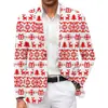 Novo Terno Masculino de Natal Comércio Exterior Transfronteiriço Amazon Jaqueta de Terno Estampada Moda Masculina Terno Estilo Britânico