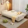 Sofá de couro resistente a arranhões de gato sala de estar apartamento pequeno multifuncional preguiçoso dobrável sofá-cama sala de estar apartamento de aluguel minimalista
