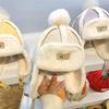 Gorra estilo Lei Feng para niños Otoño e Invierno 1-4 años niños y niñas protección cálida para los oídos al aire libre de piel suministro directo de fábrica gorra