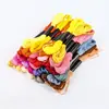 Venta Caliente Hilo de Bordar Letras de 6 Hilos 8.1m Hilo de Poliéster y Algodón 36 Colores 50 Colores 100 Colores 200 Colores 447 Colores Hilo para Bordar Hecho a Mano DIY