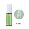 Amazon Transfronterizo Punto Botella de Spray 30ml Mascota Transparente Verde Botella de Loción de Presión Hombro Redondo Botella de Maquillaje