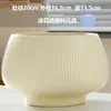 Vaso de Cerâmica Minimalista Nórdico, Design Grande de Luxo com Prato, Criativo e Único para Uso Doméstico, Adequado para Plantas Verdes e Orquídeas