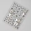 Série Laço Estampa Mista Últimos Adesivos de Unha Arte 3D Coração Plano Laço Misto Adesivos de Decoração para Unhas