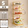 Nova parede de cozinha pendurado rack de pratos dobrável de parede de frutas e vegetais fogão fogão de armazenamento artefato não perfurado multi-camada rack