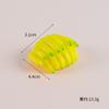 Miniatura de simulación modelo de fruta y comida naranja fresa pitaya plátano lichi limón decoración de comida