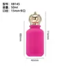 Botella de Perfume Aterciopelada 50ml Transparente Pequeña Botella Rellenable Procesamiento Personalizado Botella de Vidrio Venta al por Mayor Tapa de Perfume Aterciopelada