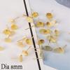 Bolsa de material para accesorios de oreja hechos a mano DIY, pin para oreja de cabeza plana, arete, accesorios para arete, piezas para arete casero, 100/bolsa