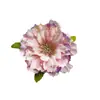 Flores de peonía artificiales de núcleo blanco, horquilla floral para el cabello DIY, materiales de arte floral, decoración del hogar, arreglos de pared de flores, adornos pequeños