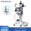 Máquina pneumática semi-automática para selar frascos de perfume máquina para amarrar frascos de vidro dispositivo para apertar tampas de bico de perfume