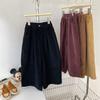 Pantalones para Niños 2026 Invierno Estilo Coreano Color Sólido Casual Pantalones de Pana Engrosados para Niños y Niñas, Versátiles Pantalones Rectos con Forro de Felpa para Niños