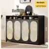Armário de armazenamento integrado de parede para sala de jantar, armário de armazenamento para itens diversos de sala de estar, armário de cozinha, armário de chá de quarto estilo creme