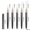 Canetas de arte para unhas estilo japonês premium, 5 canetas de arte para unhas com tubo de cobre para desenhar linhas, fazer pontilhismo e pintar, canetas de ponta fina para desenho de linhas