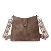 Bolso de Hombro con Borlas Retro Árabe de Primavera 2026 para Mujer, Bolso Cruzado de Gran Capacidad, Estilo Étnico de Moda con Correa Ancha