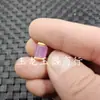 Jade Jade Verde Seco incrustado con Hebilla de Jade Rugoso Cuentas de Ábaco Piedra de Jade Cuentas Sueltas Verde Esmeralda Violeta Cuentas Cilíndricas Camino Camino A Través Adornos Cuentas