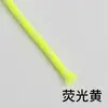 Cuerda Redonda de Poliéster con Patrón de Puntos de Colores de 5 mm Hilada en Núcleo para Tejido Hecho a Mano DIY, Moda Personalizada, Cuerda Decorativa Práctica para Cinturas, Sombreros y Pantalones
