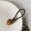 Lindo Scrunchie Retro de Capullo de Tulipán, Elegante Diadema para el Cabello de Mujer, Cuerda para el Cabello de Alta Elasticidad, Accesorio para Cola de Caballo Alta para Mujer