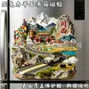 Imanes para Refrigerador de Acrílico Plano de Ciudades Turísticas Nacionales, Marcadores Emblemáticos de Beijing y Shanghái, Pegatinas Magnéticas Culturales y Creativas, Atracciones