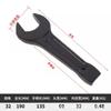Llave de impacto de alta resistencia de una sola cabeza con mango recto Llave de anillo Llave de impacto Llave de impacto sólida Herramienta de ferretería