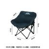 Silla Plegable Moon con Acolchado de Algodón para Camping, Pesca, Picnic, Playa, Exterior Rampage Monster