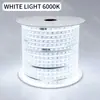 Tira de LED Doble Fila Angulada de 36V 2835, Recubierta Impermeable, LEDs de Alta Densidad, Tira de Luz Flexible de Alto Brillo para Exteriores para Decoración del Hogar