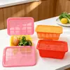 Colador de Plástico Redondo Rectangular con Tapa Cesta de Almacenamiento de Frutas y Verduras para el Hogar Cesta para Lavar Verduras cesta de verduras