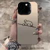 Funda con Patas Levantadas para Cachorro Antihuellas Dactilares Adecuada para Apple 17/16Pro Linda 15/14 iPhone 11 Funda para Teléfono Xsmax