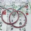 Pulsera Verde Espinaca Ancha de 13 mm Redonda Gruesa Verde Imperial Nuevo Accesorio Chino Cheongsam Pulsera Guifei Pulsera Guofeng